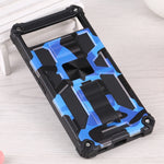 Custodia TPU camouflage con supporto magnetico per Google Pixel 6a e Xiaomi