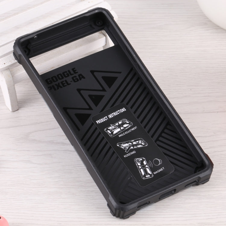 Custodia TPU camouflage con supporto magnetico per Google Pixel 6a e Xiaomi