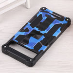 Custodia TPU camouflage con supporto magnetico per Google Pixel 6a e Xiaomi