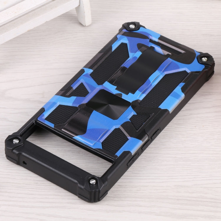 Custodia TPU camouflage con supporto magnetico per Google Pixel 6a e Xiaomi
