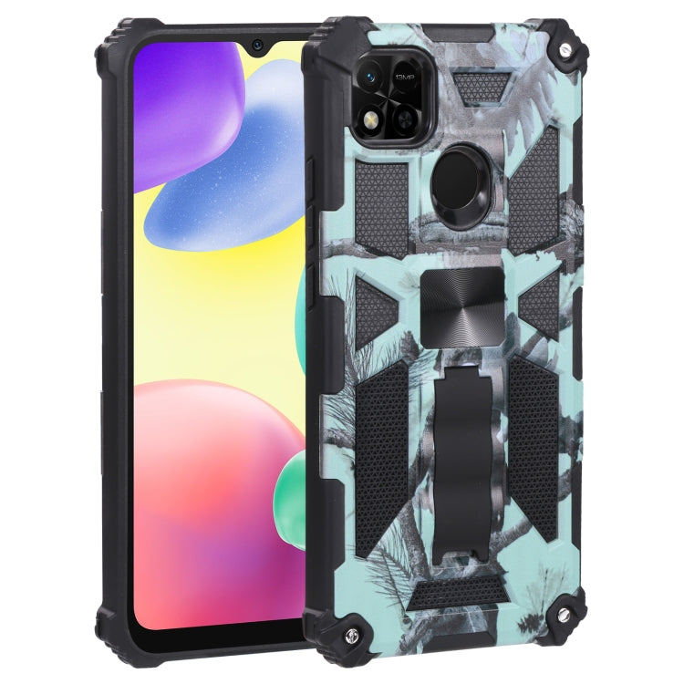 Custodia TPU camouflage con supporto magnetico per Google Pixel 6a e Xiaomi