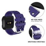 Cinturino traspirante per Fitbit Versa 23cm