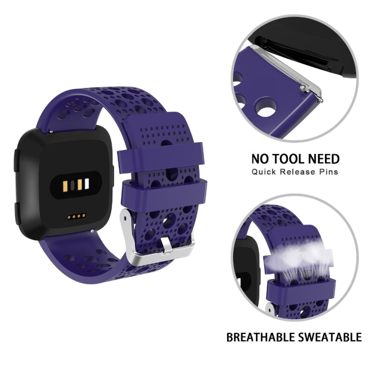 Cinturino traspirante per Fitbit Versa 23cm