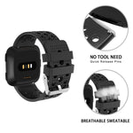 Cinturino traspirante per Fitbit Versa 23cm