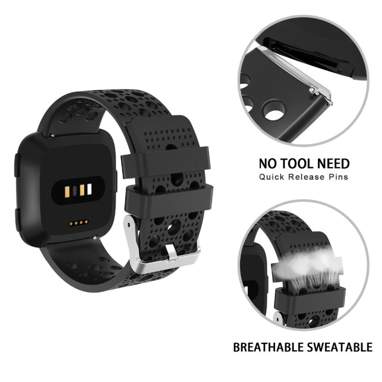Cinturino traspirante per Fitbit Versa 23cm