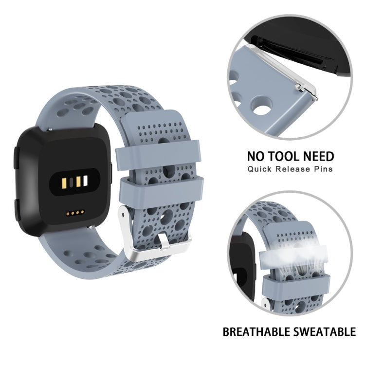 Cinturino traspirante per Fitbit Versa 23cm