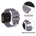 Cinturino traspirante per Fitbit Versa 23cm
