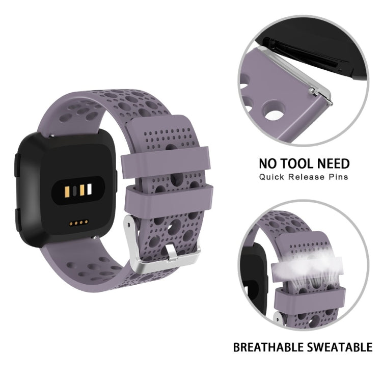 Cinturino traspirante per Fitbit Versa 23cm