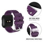 Cinturino traspirante per Fitbit Versa 23cm