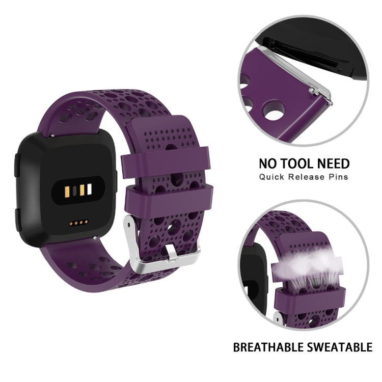 Cinturino traspirante per Fitbit Versa 23cm