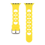Cinturino in silicone per Apple Watch Series 7/6/SE/5/4/3/2/1