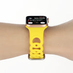 Cinturino in silicone per Apple Watch Series 7/6/SE/5/4/3/2/1