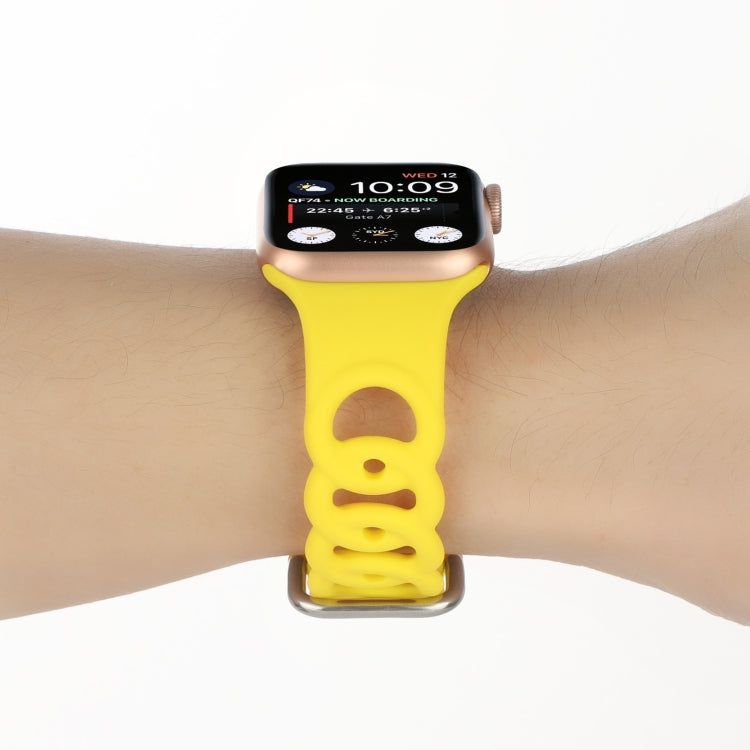 Cinturino in silicone per Apple Watch Series 7/6/SE/5/4/3/2/1