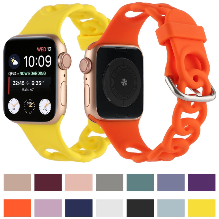 Cinturino in silicone per Apple Watch Series 7/6/SE/5/4/3/2/1