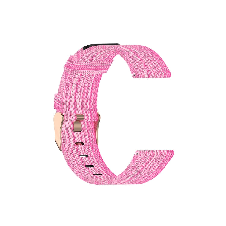 Cinturino in tela per Fitbit Versa 2 21cm