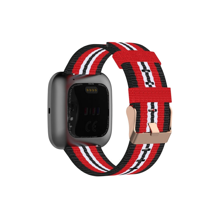 Cinturino in tela per Fitbit Versa 2 21cm