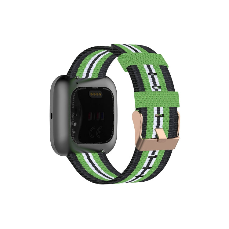 Cinturino in tela per Fitbit Versa 2 21cm
