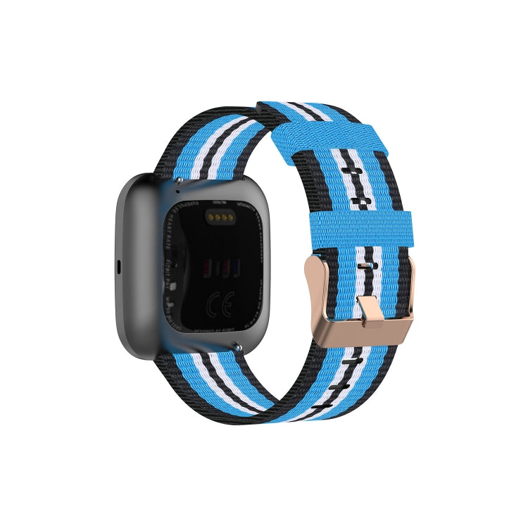Cinturino in tela per Fitbit Versa 2 21cm
