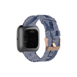 Cinturino in tela per Fitbit Versa 2 21cm