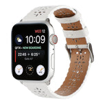 Cinturino in vera pelle per Apple Watch compatibili