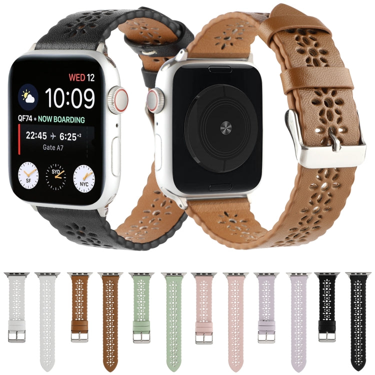 Cinturino in vera pelle per Apple Watch compatibili
