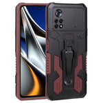 Custodia Armor Warrior PC TPU per OPPO Realme C31, Xiaomi Poco X4 Pro 5G, Xiaomi