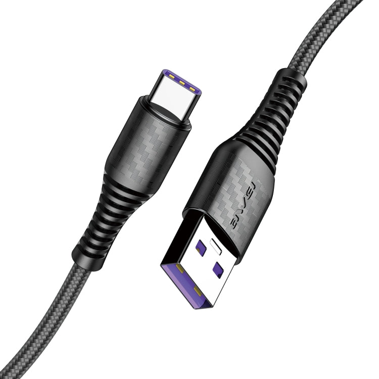 Cavo di ricarica rapida intelligente Awei CL-69 5A Type-C 1 m