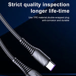 Cavo di ricarica rapida intelligente Awei CL-69 5A Type-C 1 m