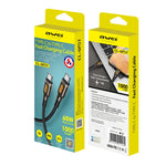 Cavo dati e ricarica rapida Type-C a Type-C 1 m Awei CL-125T