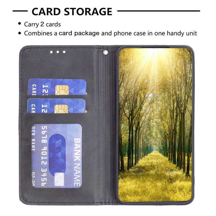 Custodia in pelle magnetica prismatica per Motorola Moto E32 4G, Moto E32s e