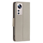 Custodia in pelle con texture Litchi per Xiaomi 12 Lite
