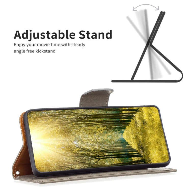 Custodia in pelle con texture Litchi per Xiaomi 12 Lite