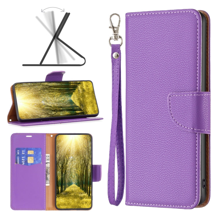 Custodia in pelle con texture Litchi per Xiaomi 12 Lite