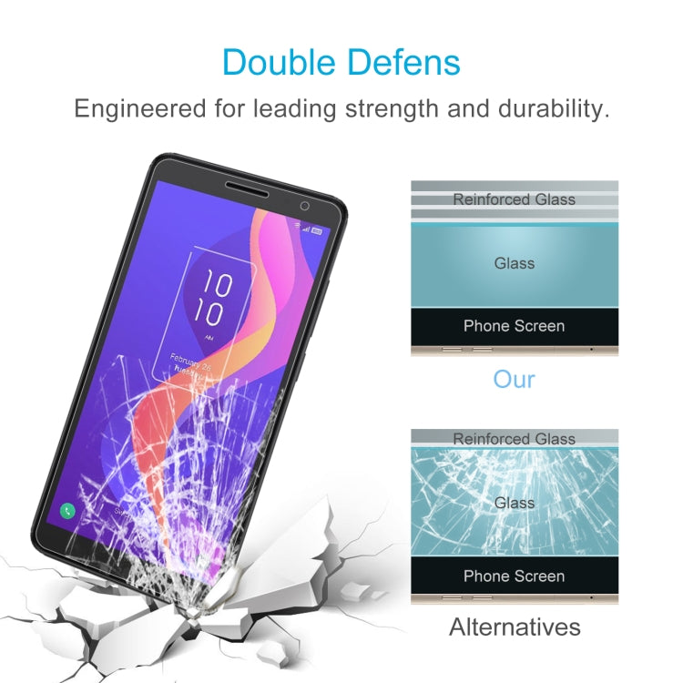 Pellicole in vetro temperato 0,26 mm 9H per TCL 303, OnePlus Nord 2T, OPPO Reno8