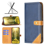 Custodia in pelle con doppio filo per Motorola Moto E32 4G e Xiaomi 12 Lite
