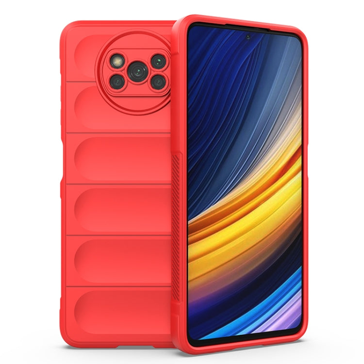 Custodia TPU con flanella per Xiaomi Poco X3 NFC