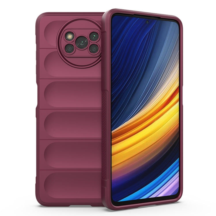 Custodia TPU con flanella per Xiaomi Poco X3 NFC