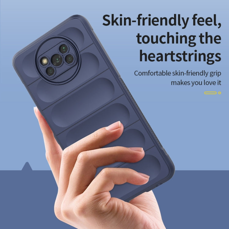 Custodia TPU con flanella per Xiaomi Poco X3 NFC