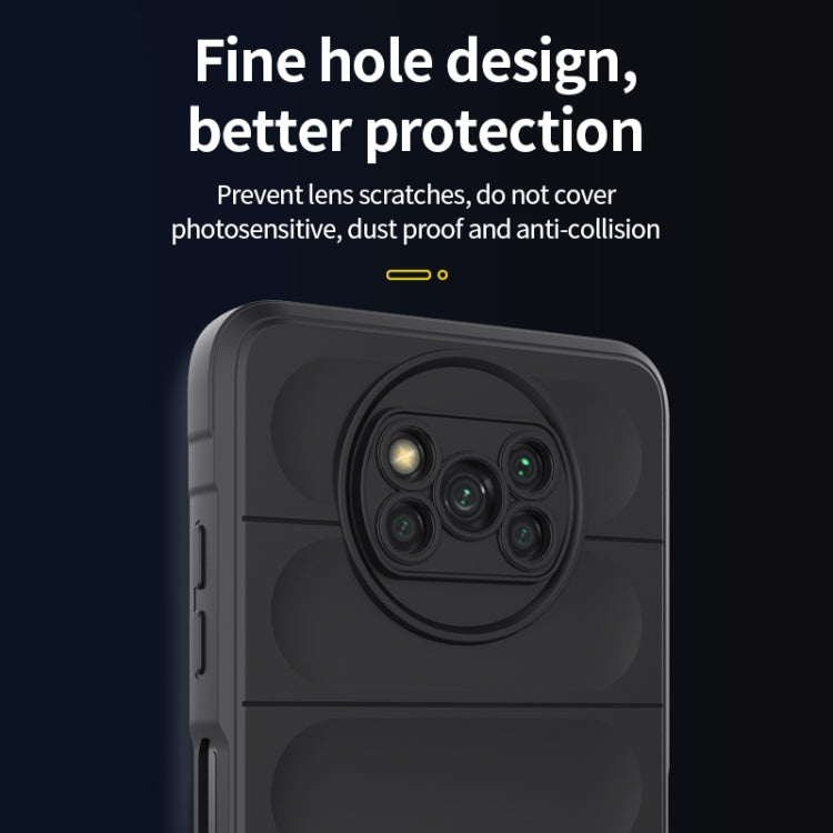 Custodia TPU con flanella per Xiaomi Poco X3 NFC