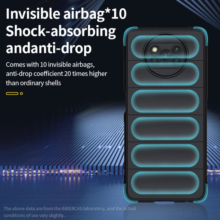 Custodia TPU con flanella per Xiaomi Poco X3 NFC
