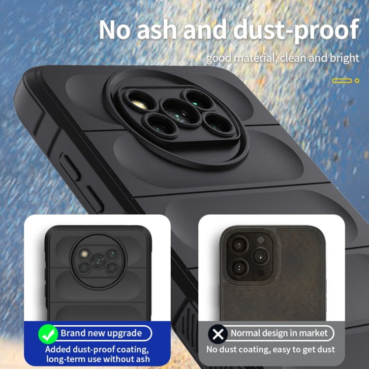Custodia TPU con flanella per Xiaomi Poco X3 NFC