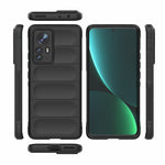 Custodia TPU con flanella per Xiaomi 12 e 12 Pro