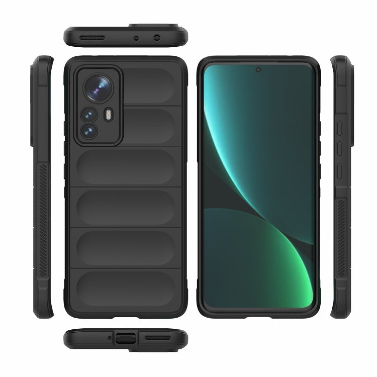 Custodia TPU con flanella per Xiaomi 12 e 12 Pro