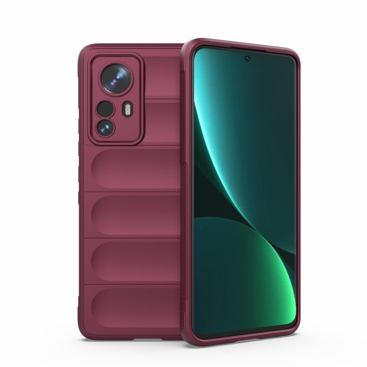 Custodia TPU con flanella per Xiaomi 12 e 12 Pro