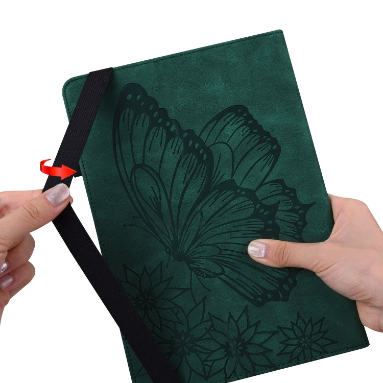 Custodia per tablet in pelle goffrata con farfalla grande per Xiaomi Pad 5 e