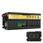 Inverter auto 1600W con display digitale 12V 24V 48V