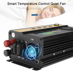 Inverter auto 1600W con display digitale 12V 24V 48V