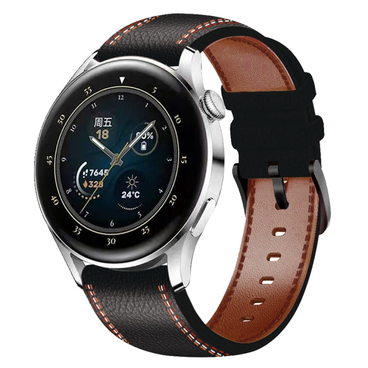 Cinturino in vera pelle per Huawei Watch GT 3 46mm