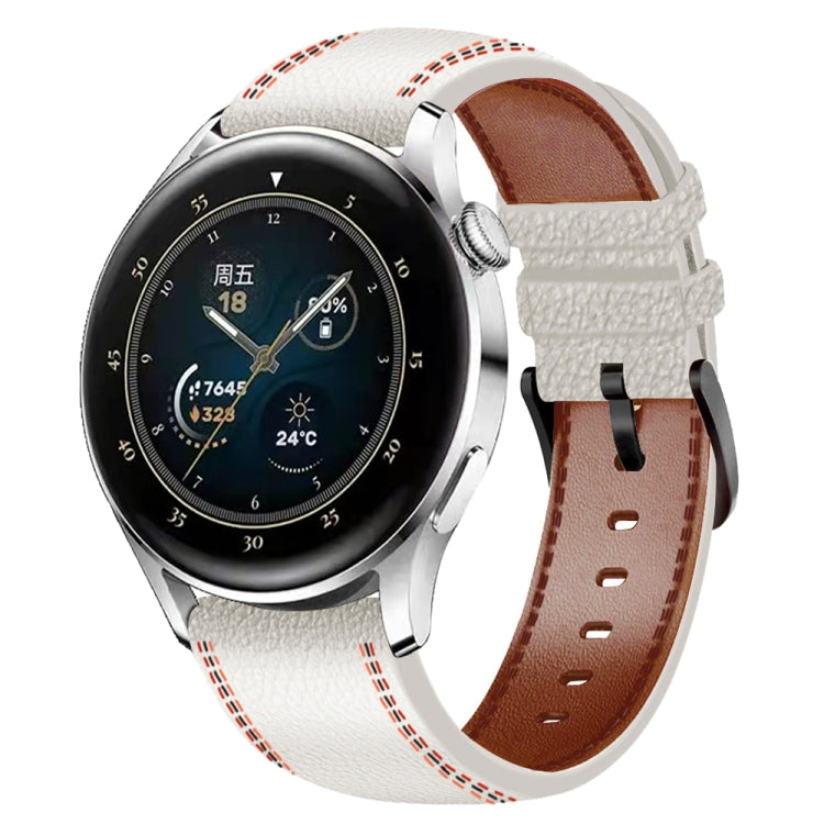 Cinturino in vera pelle per Huawei Watch GT 3 46mm