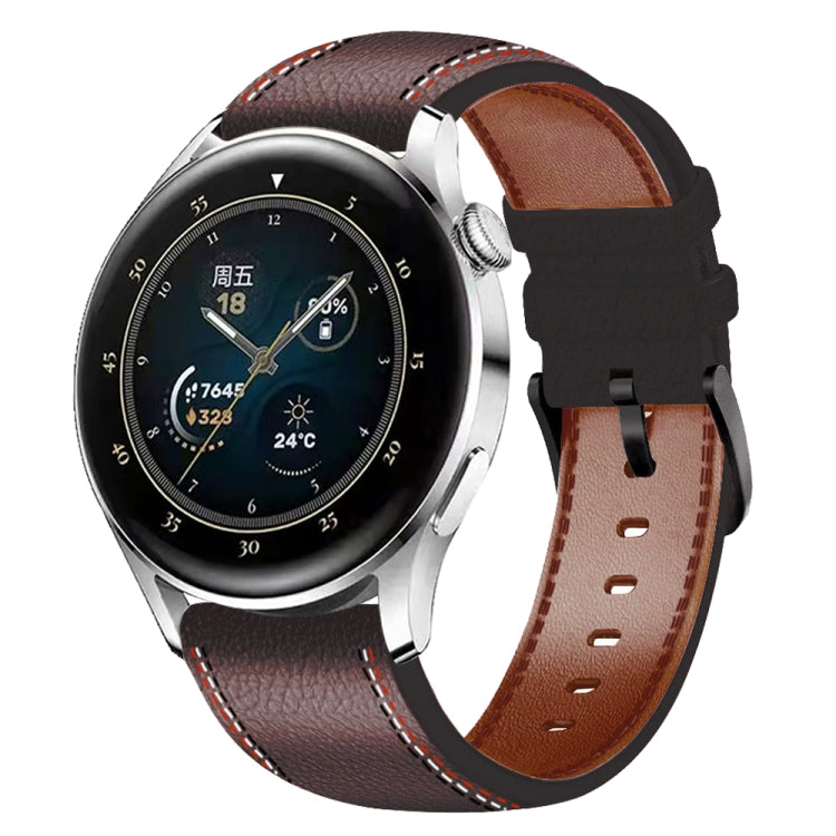 Cinturino in vera pelle per Huawei Watch GT 3 46mm